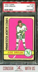 Jude Drouin #153 Hockey Cards 1972 Topps Prices