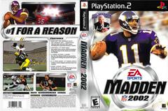 Slip Cover Scan By Canadian Brick Cafe | Madden 2002 Playstation 2