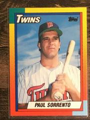 Paul Sorrento #119T Baseball Cards 1990 Topps Traded Tiffany Prices