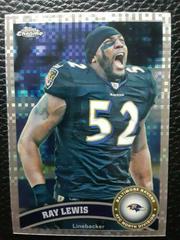 Ray Lewis [Refractor] #2 Football Cards 2011 Topps Chrome Prices