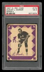 August J. Marker [Series E] Hockey Cards 1937 O-Pee-Chee Prices