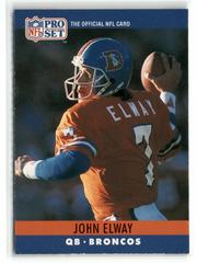John Elway Football Cards 1990 Pro Set Prices