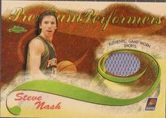 Steve Nash [Gold Refractor] Basketball Cards 2005 Topps Chrome Premium Performers Prices