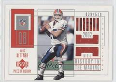 Kurt Kittner [Game Jersey] #146 Football Cards 2002 Upper Deck Piece of History Prices