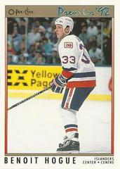 Benoit Hogue Hockey Cards 1991 O-Pee-Chee Premier Prices