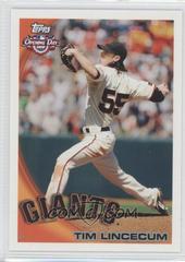 Tim Lincecum Baseball Cards 2010 Topps Opening Day Prices