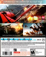 Back Cover | Battlefield 1 Playstation 4