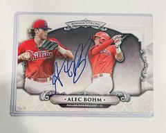 Autograph Issue | Alec Bohm [Jumbo 5x7] Baseball Cards 2018 Bowman Draft Sterling Continuity