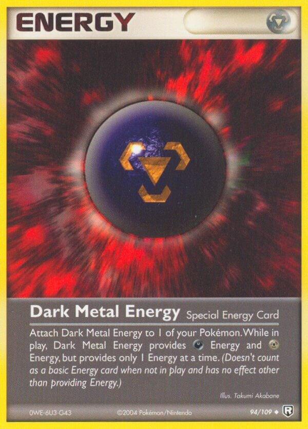 Dark Metal Energy #94 Pokemon Team Rocket Returns