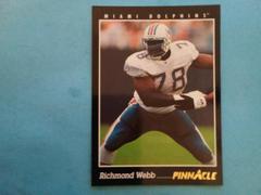 Richmond Webb #47 Football Cards 1993 Pinnacle Prices