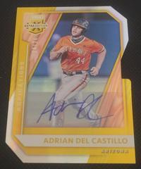 Adrian Del Castillo [Aspirations Die Cut Signature Gold] #67 Baseball Cards 2021 Panini Elite Extra Edition Prices