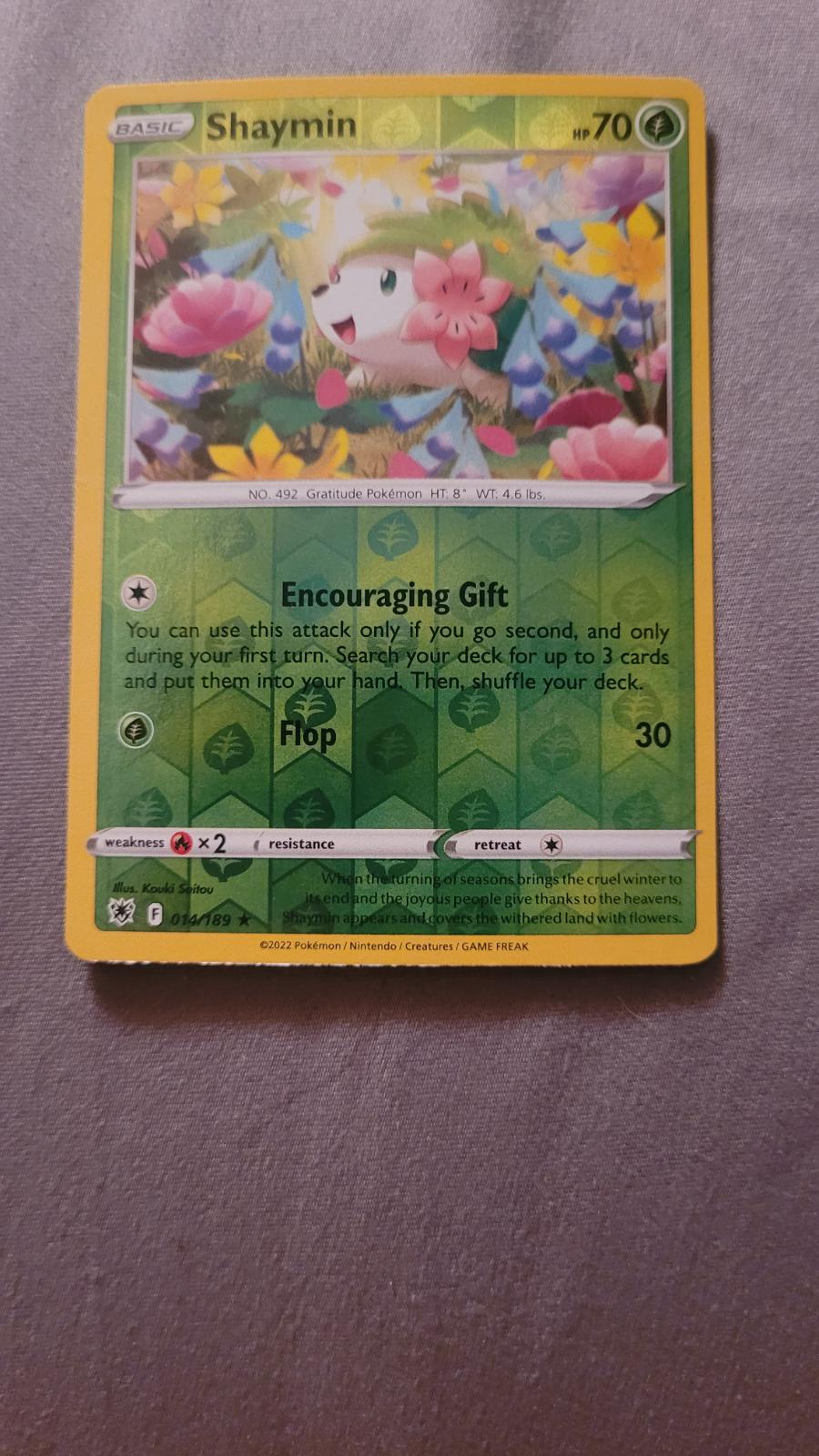 Shaymin [Reverse Holo] Ungraded Pokemon Astral Radiance