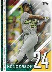 Rickey Henderson #NG-5 Baseball Cards 2020 Topps Update A Numbers Game Prices