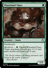 Wasteland Viper [Foil] #160 Magic Ravnica Remastered Prices