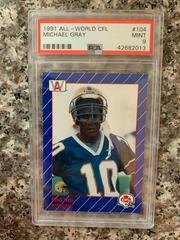 Michael Gray Football Cards 1991 All World CFL Prices