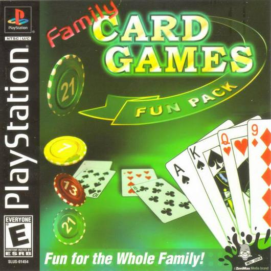 Family Card Games Fun Pack Cover Art