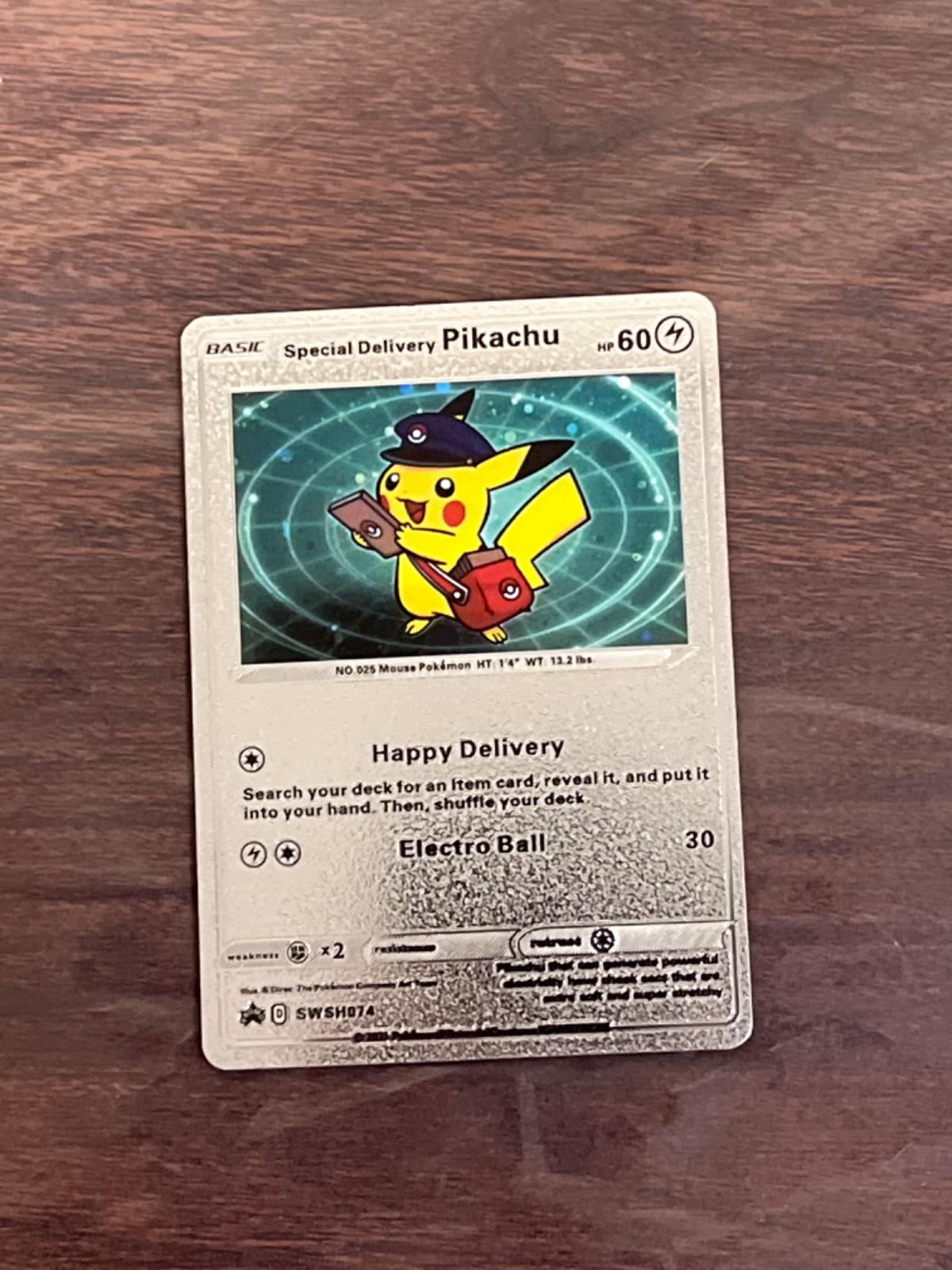 Pokemon Special Delivery Pikachu factory SWSH074