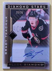 Brady Tkachuk [Autograph] Hockey Cards 2021 Upper Deck Black Diamond Stars Prices