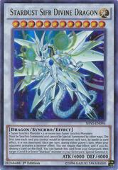 Stardust Sifr Divine Dragon [1st Edition] SHVI-EN096 YuGiOh Shining Victories Prices