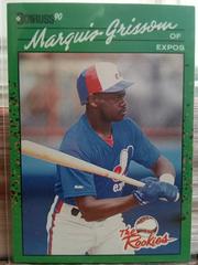 Marquis Grissom #45 Baseball Cards 1990 Panini Donruss Rookies Prices