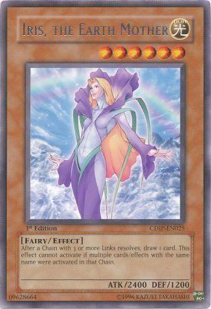 Iris, the Earth Mother [1st Edition] CDIP-EN025 YuGiOh Cyberdark Impact