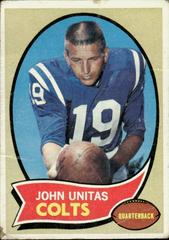 John Unitas #180 Football Cards 1970 Topps Prices