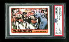Chargers Team [Spencer Leads the Way] Football Cards 1989 Topps Prices