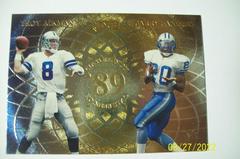 Troy Aikman, Barry Sanders, Deion Sanders, Andre Rison Football Cards 1998 Playoff Momentum Class Reunion Quads Prices