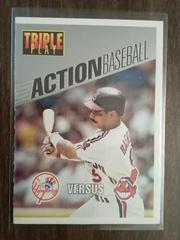 Carlos Baerga #18 Baseball Cards 1993 Panini Donruss Triple Play Action Baseball Prices