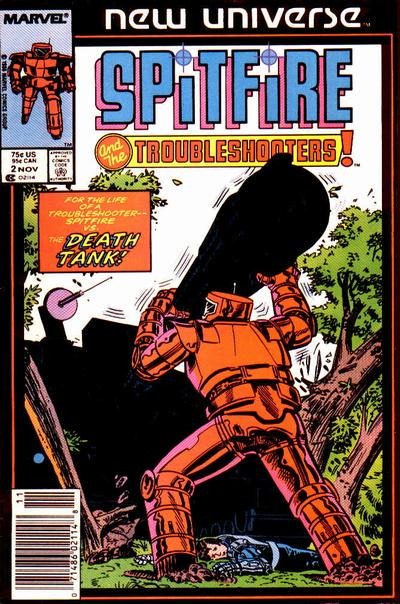 Spitfire and the Troubleshooters [Newsstand] #2 (1986) Comic Books Spitfire and the Troubleshooters