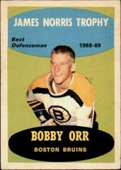 Bobby Orr [Norris Trophy] Hockey Cards 1969 O-Pee-Chee Prices