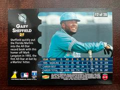Reverse Side | Gary Sheffield Baseball Cards 1996 Denny's Instant Replay Holograms
