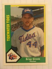 Brian Givens Baseball Cards 1990 CMC Tidewater Tides Prices