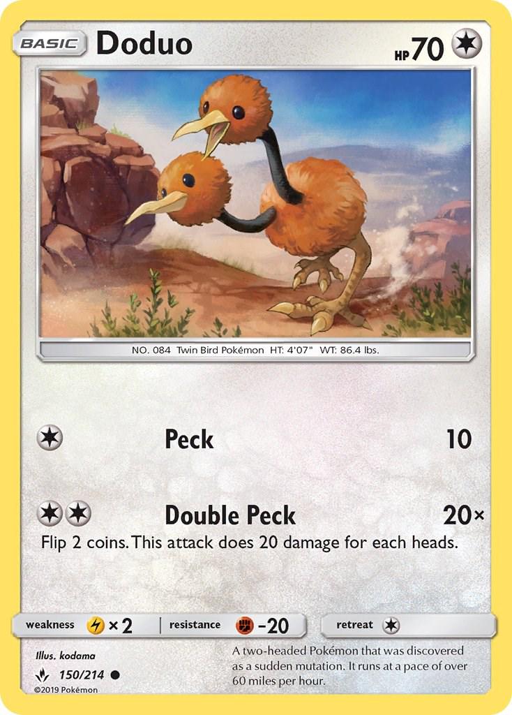 Doduo #150 Pokemon Unbroken Bonds