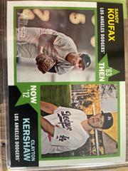 Sandy Koufax/Clayton Kershaw Baseball Cards 2012 Topps Heritage Then and Now Prices