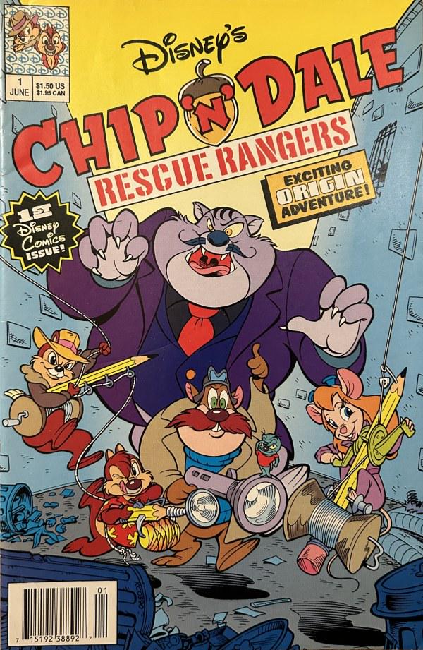 Chip 'N' Dale: Rescue Rangers [Newsstand] #1 (1990) Comic Books Chip 'N' Dale: Rescue Rangers