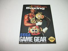 Evander Holyfield'S Real Deal Boxing - Manual | Evander Holyfield's Real Deal Boxing Sega Game Gear