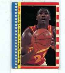 Dominique Wilkins #7 Basketball Cards 1987 Fleer Sticker Prices