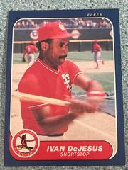 Ivan DeJESUS #34 Baseball Cards 1986 Fleer Prices