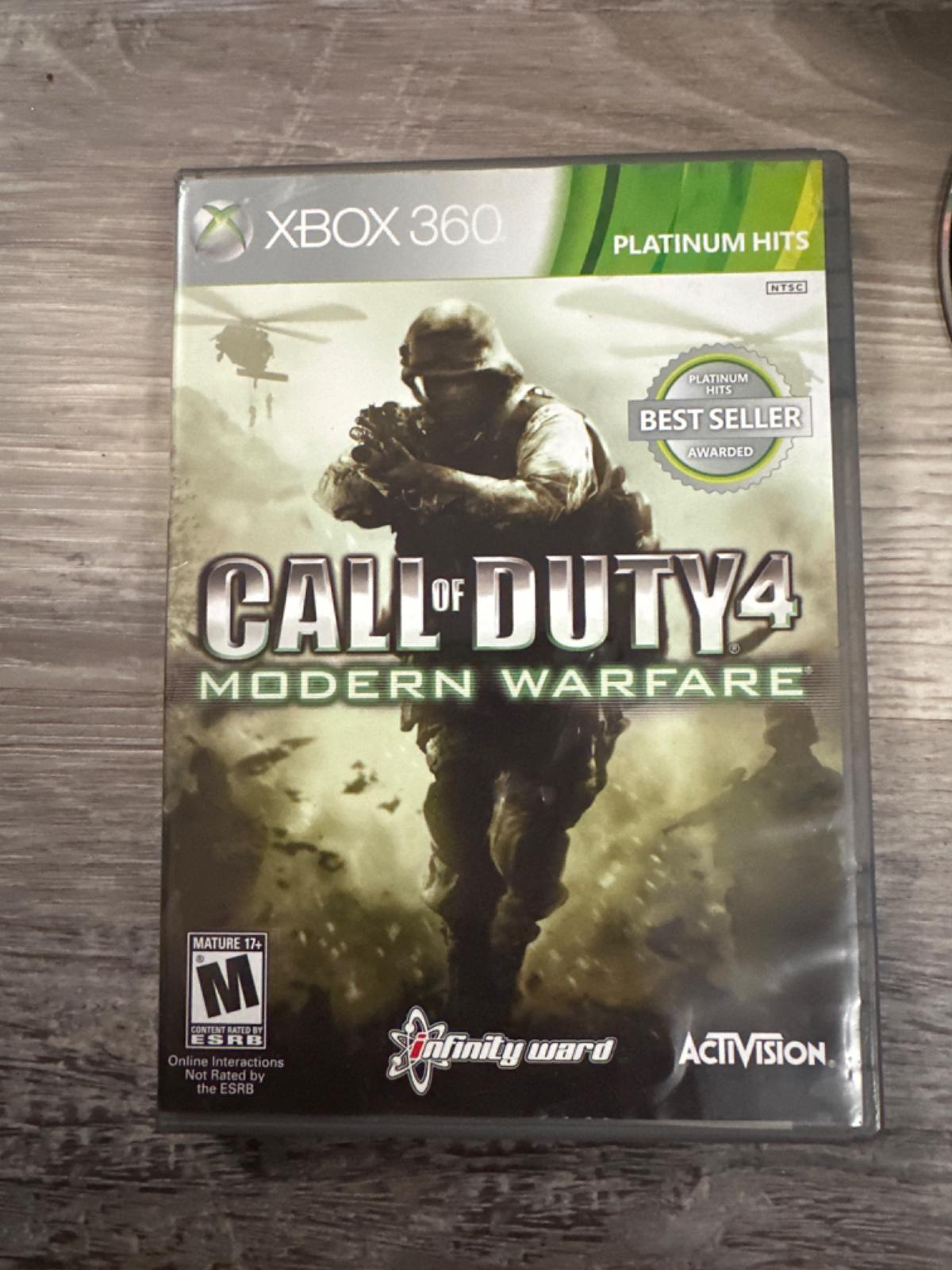 Call of Duty 4 Modern Warfare [Platinum Hits] | Item and Box only ...