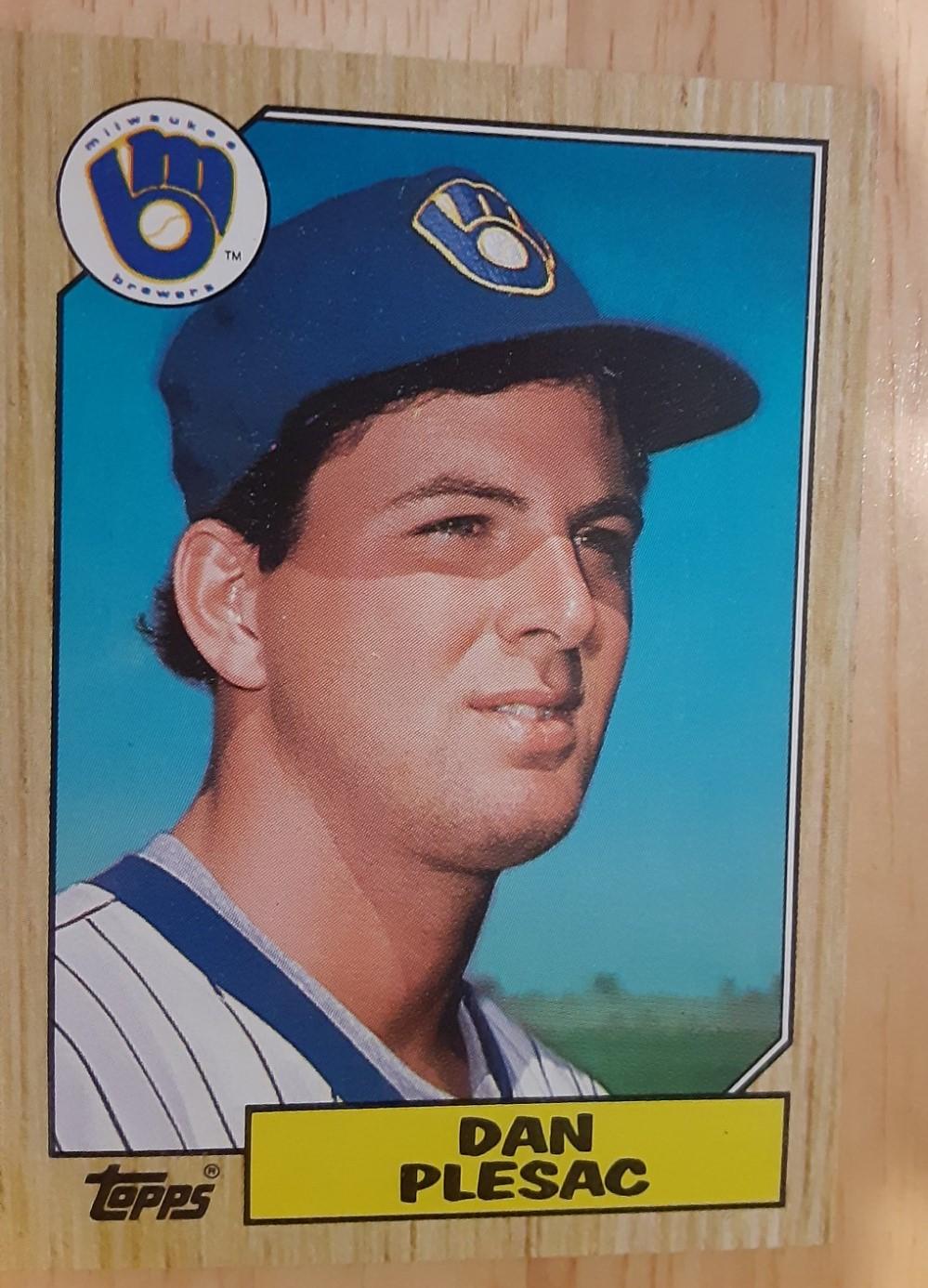 Dan Plesac Ungraded 1987 Topps
