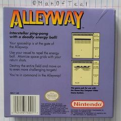 Box Back | Alleyway GameBoy
