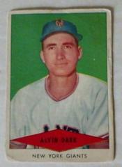 Alvin Dark Baseball Cards 1954 Red Heart Prices