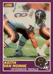 Keith Van Horne Football Cards 1989 Panini Score Supplemental Prices