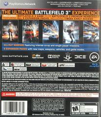 Back Cover | Battlefield 3 [Premium Edition] Playstation 3