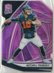 Mitchell Trubisky [Neon Pink] Football Cards 2019 Panini Spectra Prices