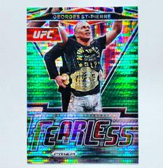 Georges St Pierre [Green Pulsar] #24 Ufc Cards 2022 Panini Prizm UFC Fearless Prices