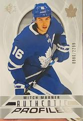 Mitch Marner #AP-14 Hockey Cards 2020 SP Authentic Profiles Prices