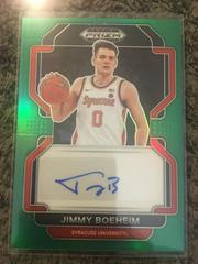 Jimmy Boeheim [Green Prizm] #DP-JIM Basketball Cards 2022 Panini Prizm Draft Picks Autographs Prices