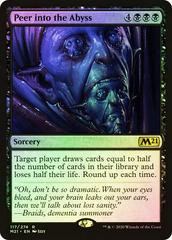 Peer into the Abyss [Foil] #117 Magic Core Set 2021 Prices